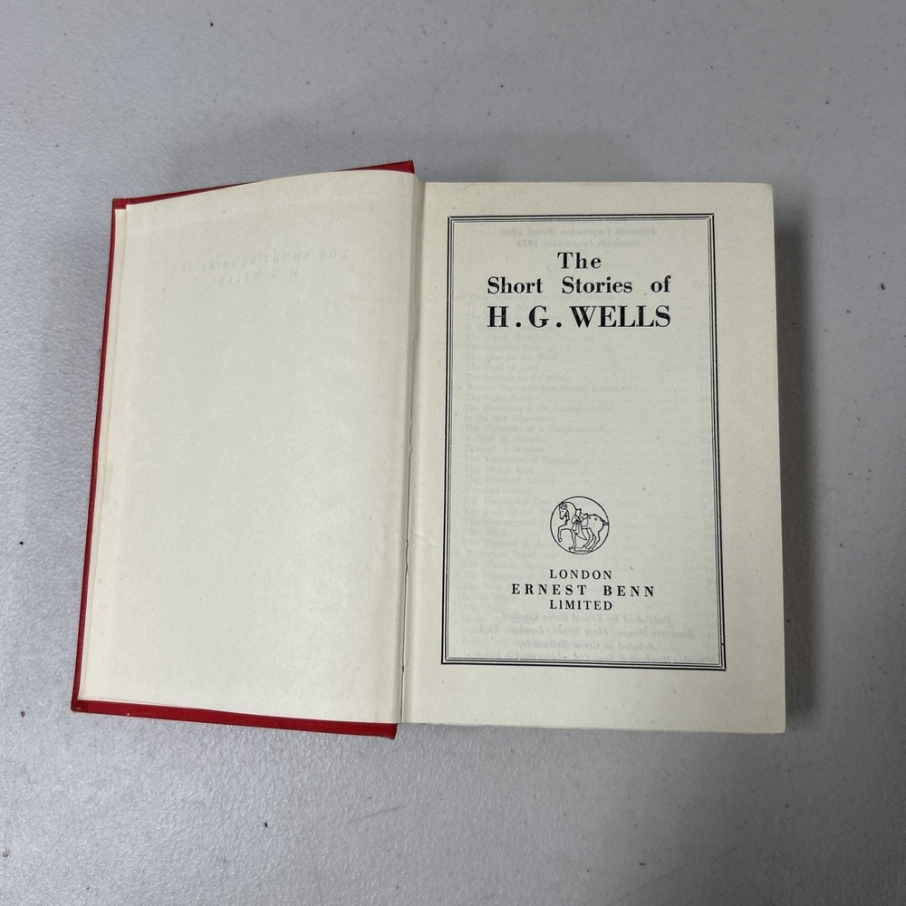 vintage edition of The Short Stories of H.G. Wells,